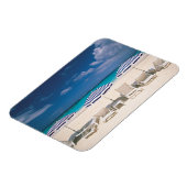 Tropische Strände | Tropischer Strandanguilla Magnet (Linke Seite)