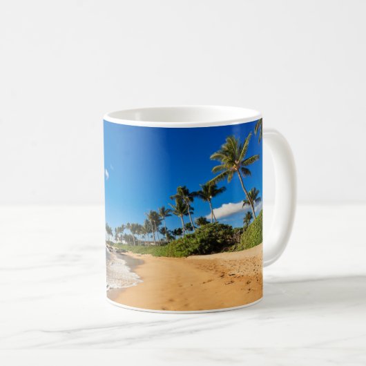 Tropische Strände | Wailea, Maui, Hawaii Kaffeetasse (VorderseiteRechts)