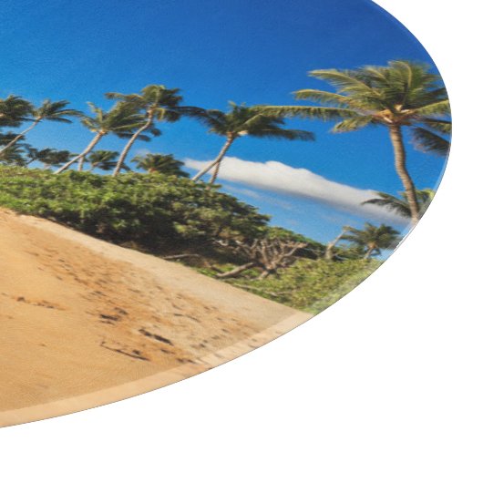 Tropische Strände | Wailea, Maui, Hawaii Schneidebrett (Ecke)