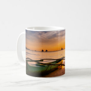 Tropische Strände Weißer Strand von Boracay Kaffeetasse