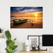 Tropische Strände | Weißer Strand von Boracay Poster (Heimbüro)