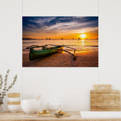 Tropische Strände | Weißer Strand von Boracay Poster (Küche)