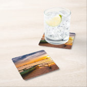 Tropische Strände | Weißer Strand von Boracay Rechteckiger Pappuntersetzer (Vor Ort)