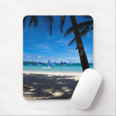 Tropische Strände | White Beach Boracay Philippine Mousepad (Mit Mouse)