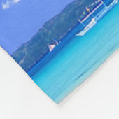 Tropische Strände | White Beach, Phillipse Fleecedecke (Ecke)