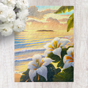 Tropische Strandkulisse Puzzle