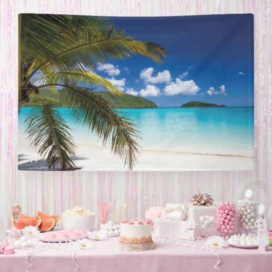 tropische Strandlandschaft Banner (Party)