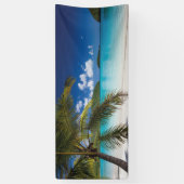 tropische Strandlandschaft Banner (Vertikal)