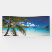 tropische Strandlandschaft Banner (Horizontal)
