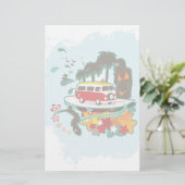 tropische Strandlandschaft Briefpapier (Stehend Vorderseite)