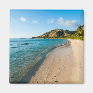 Tropische Strandlandschaft, Fidschi Magnet