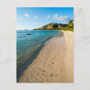 Tropische Strandlandschaft, Fidschi Postkarte
