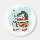 tropische Strandlandschaft Magnet (Vorne)