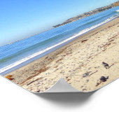 tropische Strandlandschaft Poster (Ecke)