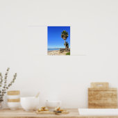 tropische Strandlandschaft Poster (Küche)