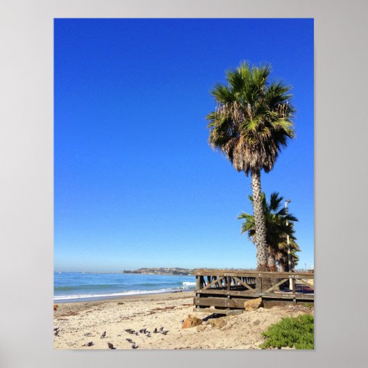 tropische Strandlandschaft Poster (Vorne)