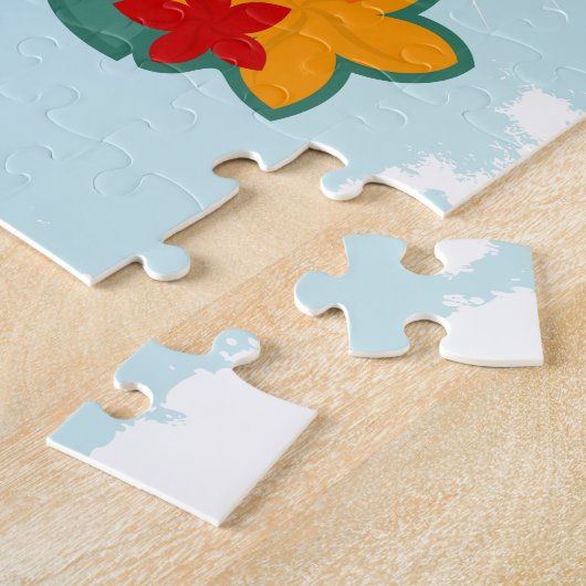 tropische Strandlandschaft Puzzle (Seite)
