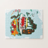 tropische Strandlandschaft Puzzle (Horizontal)