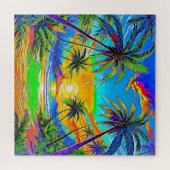 tropische Strandlandschaft Puzzle (Horizontal)