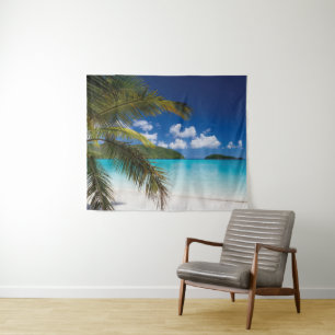 tropische Strandlandschaft Wandteppich