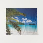 tropische Strandlandschaft Wandteppich (Vorderseite (Horizontal))