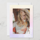 Tropische Strandpalme Süß 16 Einladung (Rückseite)