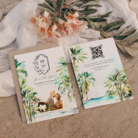 Tropische Strandpalmen | Foto Save-the-Date