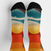 Tropische Strandsocken Socken (Oben)