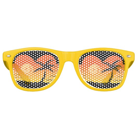 TROPISCHE STRANDSTRANDSCHUHE PARTYBRILLE (Vorderseite)