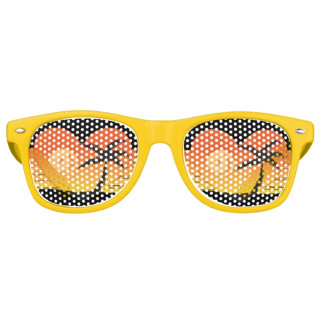 TROPISCHE STRANDSTRANDSCHUHE PARTYBRILLE (Vorderseite)