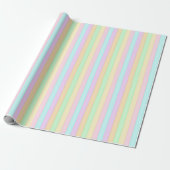 Tropische Streifen Geschenkpapier (Ungerollt)