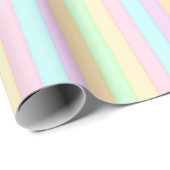 Tropische Streifen Geschenkpapier (Rolleneckpunkt)