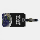 Tropische Stürme auf der Erde. Gepäckanhänger (Rückseite horizontal)