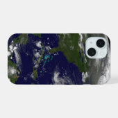 Tropische Stürme auf der Erde. iPhone 15 Hülle (Rückseite (Horizontal))