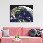 Tropische Stürme auf der Erde. Leinwanddruck (Insitu (Wohnzimmer))