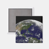 Tropische Stürme auf der Erde. Magnet (Vorderseite/Rückseite)