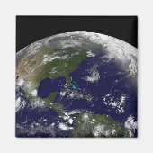 Tropische Stürme auf der Erde. Magnet (Vorne)