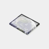 Tropische Stürme auf der Erde. Post-it Klebezettel (angewinkelt)