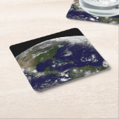 Tropische Stürme auf der Erde. Rechteckiger Pappuntersetzer (angewinkelt)