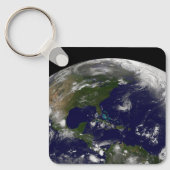 Tropische Stürme auf der Erde. Schlüsselanhänger (Vorderseite)