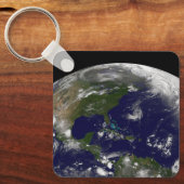 Tropische Stürme auf der Erde. Schlüsselanhänger (Vorderseite)