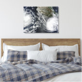 Tropische Stürme Blas und Celia Leinwanddruck (Insitu (Schlafzimmer))