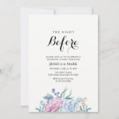 Tropische Sukkulente Probe Abendessen Einladung (Vorderseite)