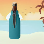 Tropische Surfboards Hawaiianische Blume Aquamarin Flaschenkühler