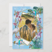 tropische Surreallandschaft Einladung (Vorderseite)