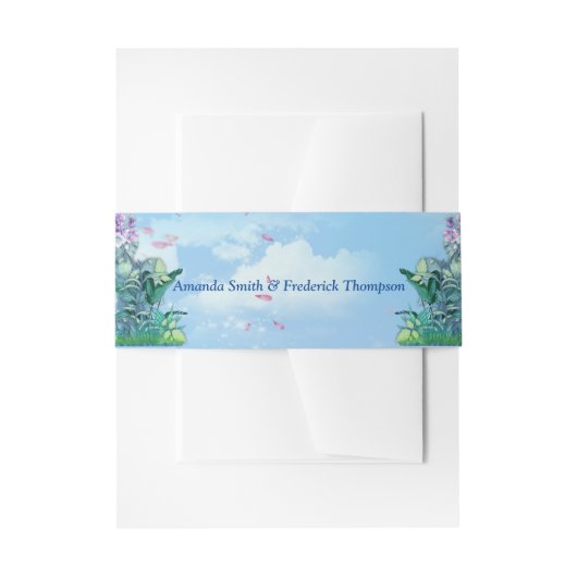 tropische Surreallandschaft Einladungsbanderole (Vorderseite Beispiel)