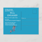 tropische Surreallandschaft Einladungspostkarte (Rückseite)