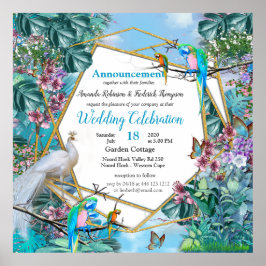 tropische Surreallandschaft Poster