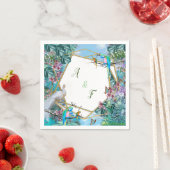 tropische Surreallandschaft Serviette (Beispiel)