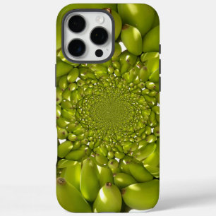Tropische Symmetrie Grüner Bananen-Kaleidoskop A iPhone 16 Pro Max Hülle